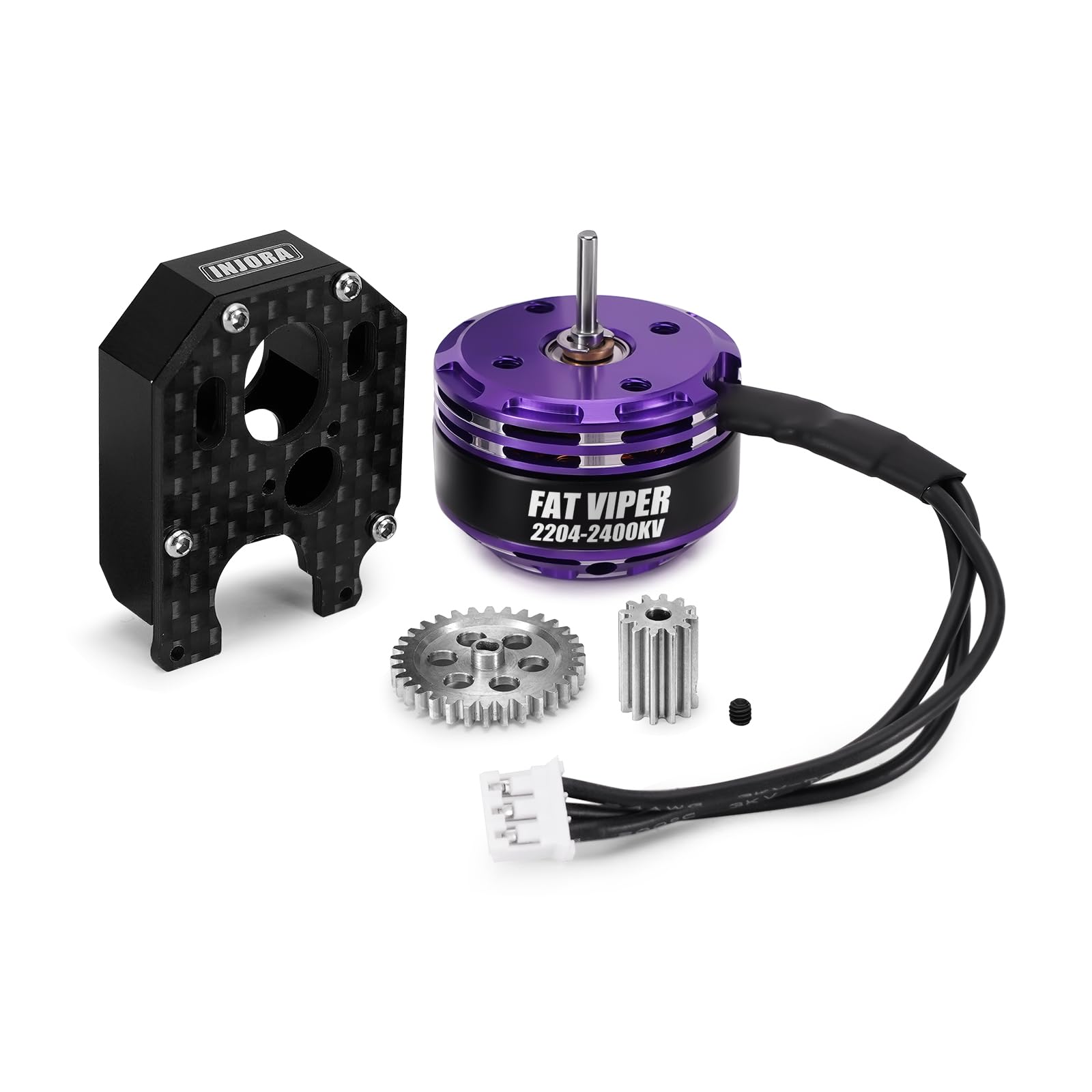 Amazon.co.jp: INJORA Fat Viper 2204 2400KV ブラシレスアウト